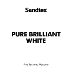 Sandtex® Textured Masonry Paint Pure Brilliant White - 5L -Sandtex 12807345 1194871506187244