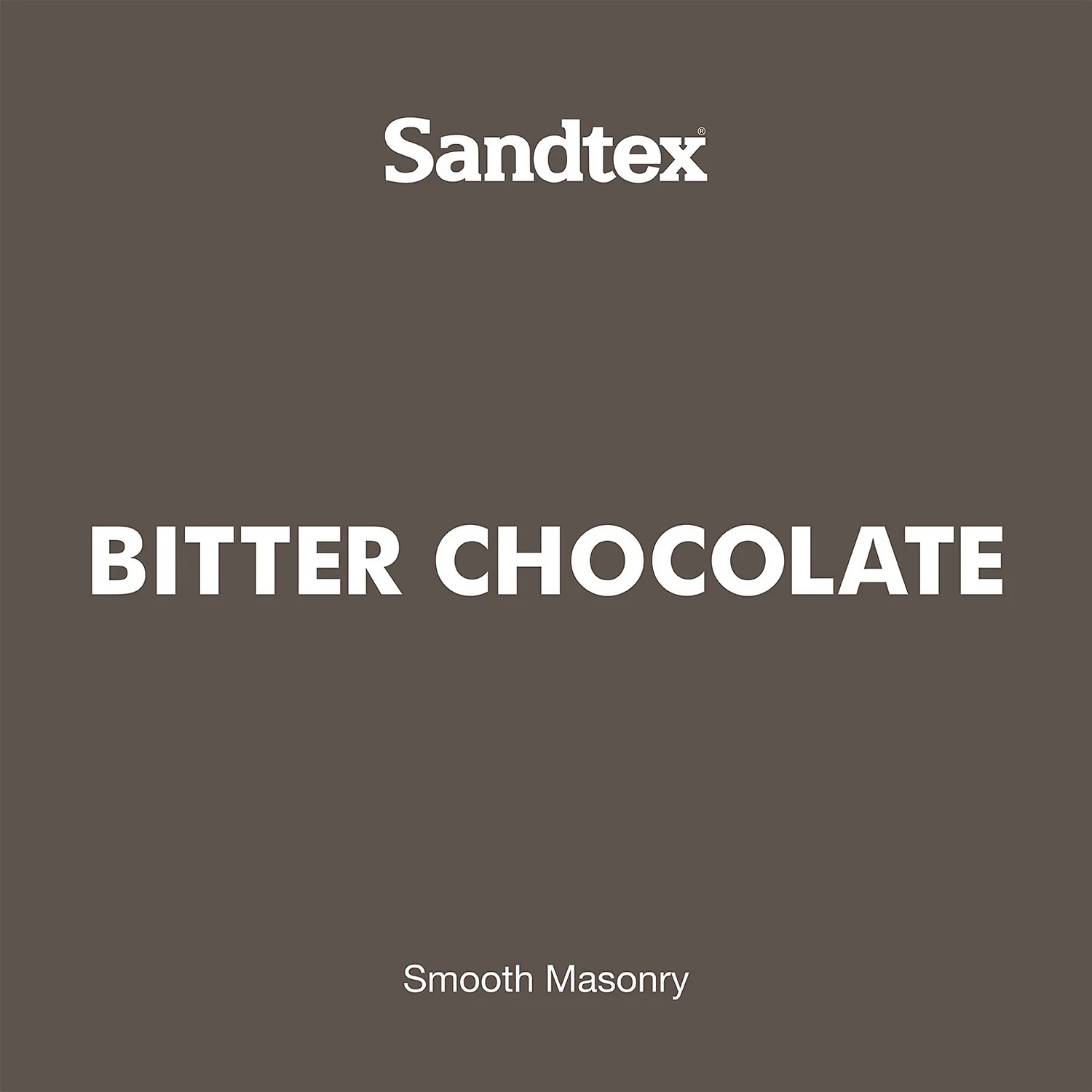 Sandtex® Ultra Smooth Masonry Paint Bitter Chocolate - 1L Sandtex® Ultra Smooth Masonry Paint Bitter Chocolate - 1L -Sandtex 12807368 1974871561533758