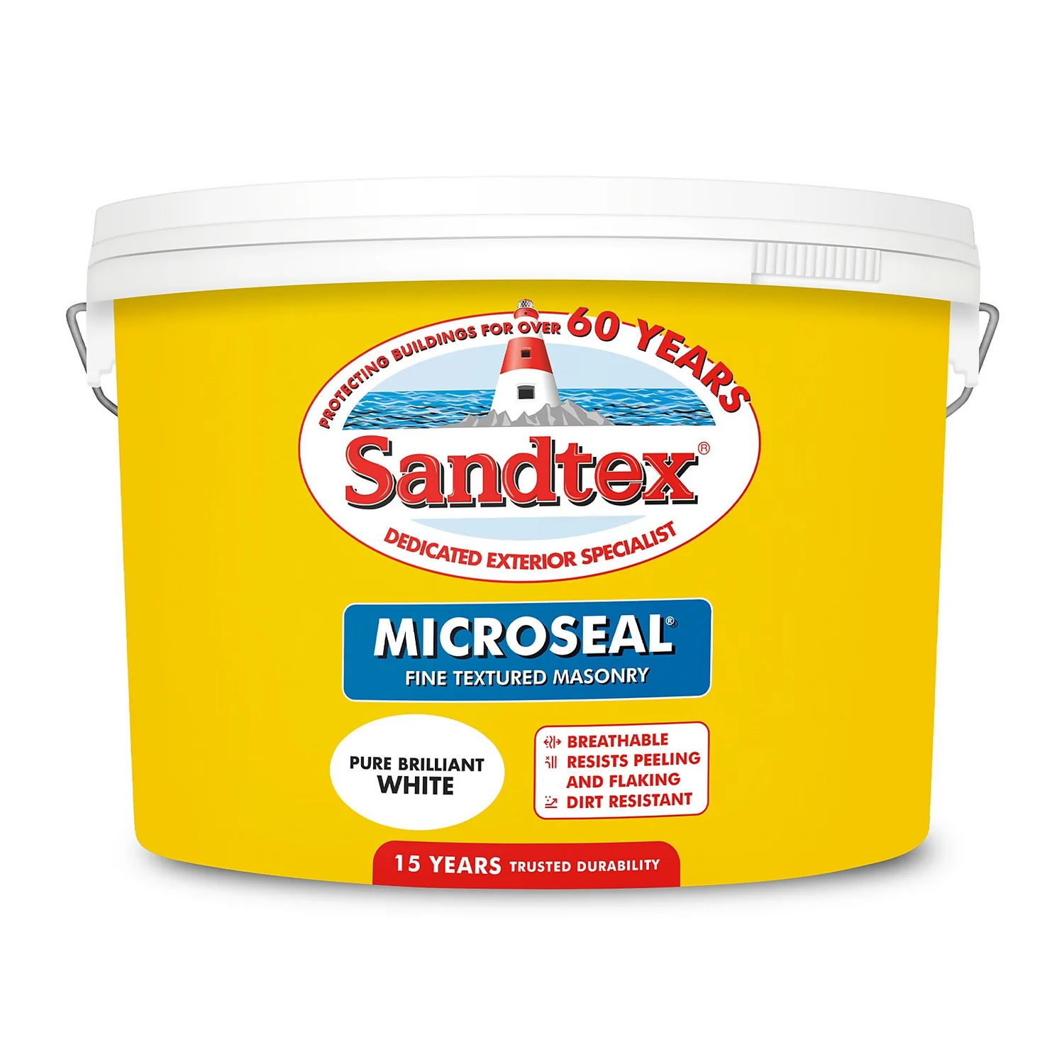 Sandtex® Textured Masonry Paint Pure Brilliant White - 10L Sandtex® Textured Masonry Paint Pure Brilliant White - 10L -Sandtex 12807988 1304871506135167