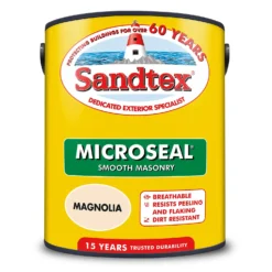Sandtex® Ultra Smooth Masonry Paint Magnolia - 5L -Sandtex 12808183 6174871496256956