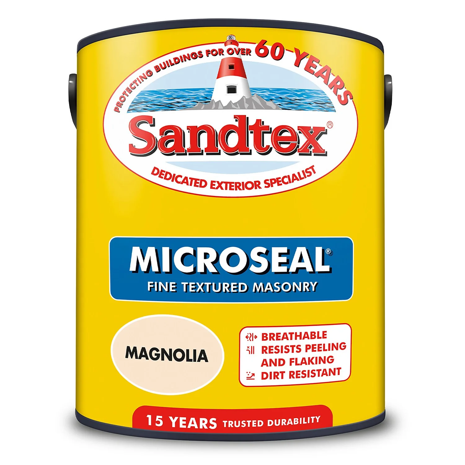Sandtex® Textured Masonry Paint Magnolia - 5L Sandtex® Textured Masonry Paint Magnolia - 5L -Sandtex 12809198 1904871504810031