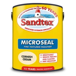 Sandtex® Textured Masonry Paint Cornish Cream - 5L 9 Sandtex® Textured Masonry Paint Cornish Cream - 5L -Sandtex 12809504 1494871503746435