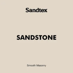 Sandtex® Ultra Smooth Masonry Paint Sandstone - 2.5L -Sandtex 12809734 5374871560264335