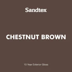 Sandtex® Exterior 10 Year Gloss Paint Chestnut Brown - 2.5L -Sandtex 12809793 1974871561443998