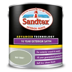 Sandtex® Exterior 10 Year Satin Paint Bay Tree - 2.5L 8 Sandtex® Exterior 10 Year Satin Paint Bay Tree - 2.5L -Sandtex 12809798 1944871561325498