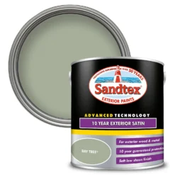 Sandtex® Exterior 10 Year Satin Paint Bay Tree - 2.5L