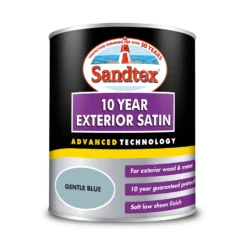 Sandtex® Exterior 10 Year Satin Paint Gentle Blue - 750ml 8 Sandtex® Exterior 10 Year Satin Paint Gentle Blue - 750ml -Sandtex 12811145 9374871314095804