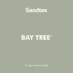 Sandtex® Exterior 10 Year Satin Paint Bay Tree - 750ml -Sandtex 12811152 1654871314461891