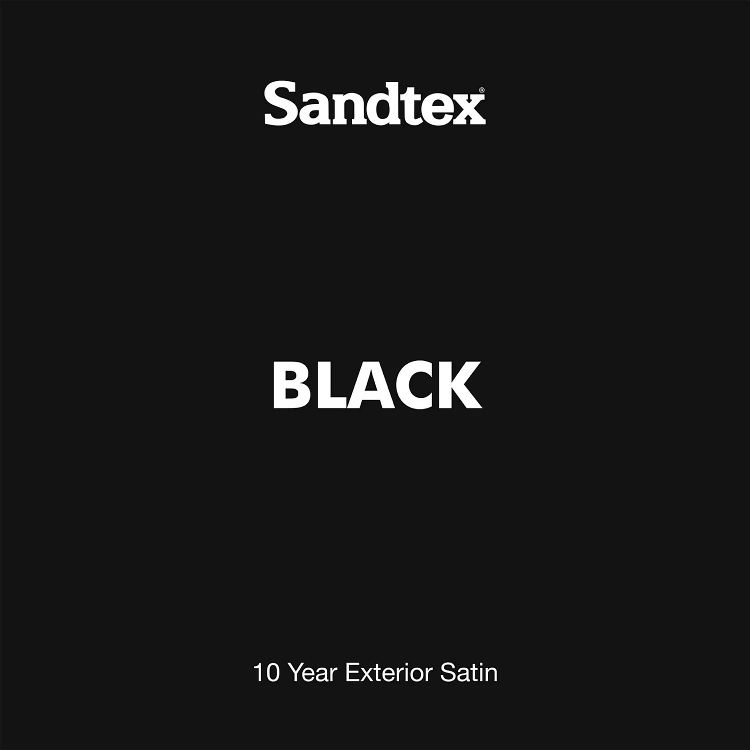 Sandtex® Exterior 10 Year Satin Paint Black - 750ml Sandtex® Exterior 10 Year Satin Paint Black - 750ml -Sandtex 12811207 5934871315476008