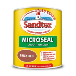 Sandtex® Ultra Smooth Masonry Paint Brick Red - 1L -Sandtex 12813204 9164871563005513