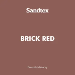 Sandtex® Ultra Smooth Masonry Paint Brick Red - 1L -Sandtex 12813204 9814871563040226