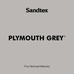 Sandtex® Textured Masonry Paint Plymouth Grey - 5L -Sandtex 12813211 1784871565772059