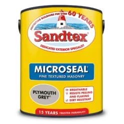 Sandtex® Textured Masonry Paint Plymouth Grey - 5L -Sandtex 12813211 1874871565749772