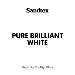 Sandtex® Rapid Dry Gloss Paint Pure Brilliant White - 2.5L 9 Sandtex® Rapid Dry Gloss Paint Pure Brilliant White - 2.5L -Sandtex 12813368 2334951367152287