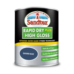 Sandtex® Rapid Dry Gloss Paint Oxford Blue - 750ml 8 Sandtex® Rapid Dry Gloss Paint Oxford Blue - 750ml -Sandtex 12813508 1684951367142456