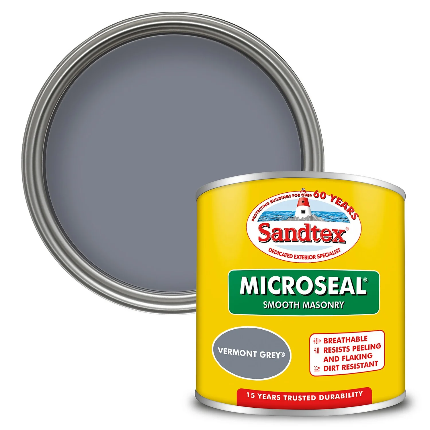 Sandtex Ultra Smooth Masonry Paint - Vermont Grey - 150ml Sandtex Ultra Smooth Masonry Paint - Vermont Grey - 150ml -Sandtex 12813511 2014871566473624