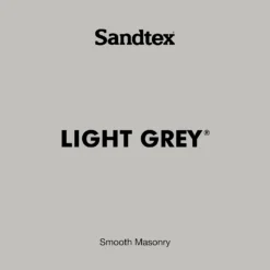 Sandtex Ultra Smooth Masonry Paint - Light Grey - 150ml -Sandtex 12813514 1834871567388390