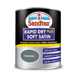 Sandtex® Rapid Dry Satin Paint Seclusion - 750ml -Sandtex 12813515 1774951367740647