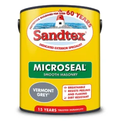 Sandtex® Ultra Smooth Masonry Paint Vermont Grey - 5L 9 Sandtex® Ultra Smooth Masonry Paint Vermont Grey - 5L -Sandtex 12813516 8494871567061141