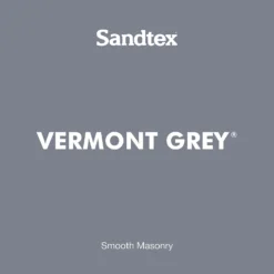Sandtex® Ultra Smooth Masonry Paint Vermont Grey - 2.5L -Sandtex 12813518 1904871566709232