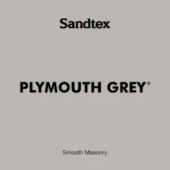 Sandtex® Ultra Smooth Masonry Paint Plymouth Grey - 10L -Sandtex 12813521 1074871813159433