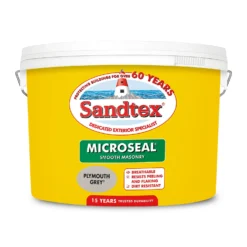 Sandtex® Ultra Smooth Masonry Paint Plymouth Grey - 10L -Sandtex 12813521 3924871813139414