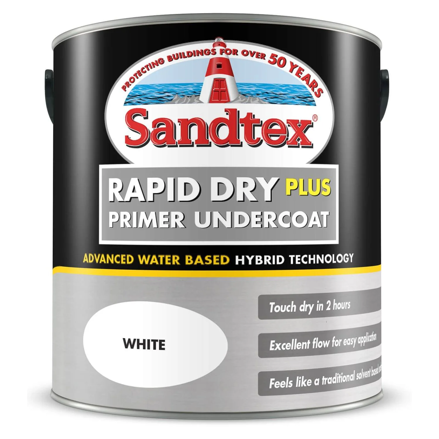 Sandtex Rapid Dry Primer Undercoat - White - 2.5L Sandtex Rapid Dry Primer Undercoat - White - 2.5L -Sandtex 12813671 1374832976740292
