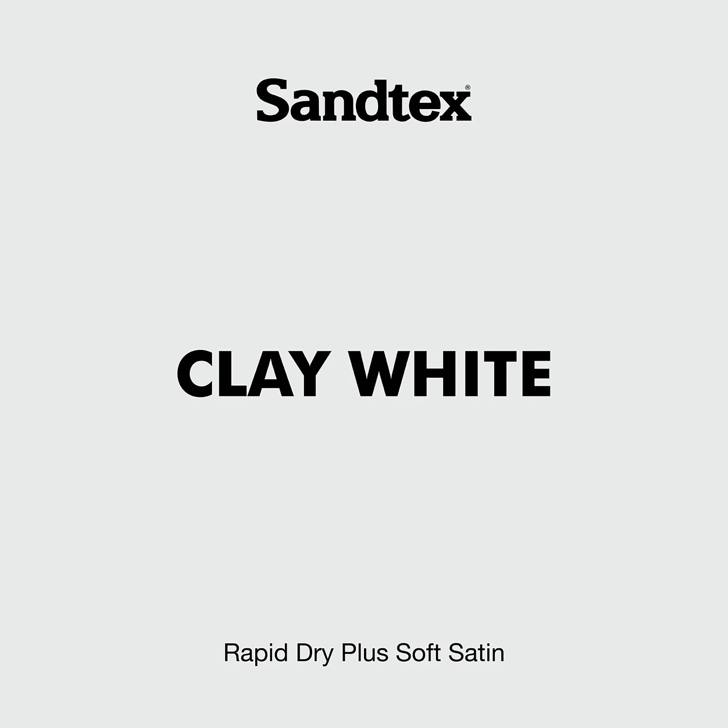 Sandtex® Rapid Dry Satin Paint Clay White - 750ml Sandtex® Rapid Dry Satin Paint Clay White - 750ml -Sandtex 12815747 5924951367762205