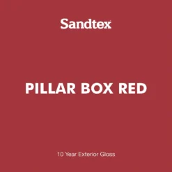 Sandtex® Exterior 10 Year Gloss Paint Pillar Box Red - 750ml -Sandtex 12838204 1844872087952791