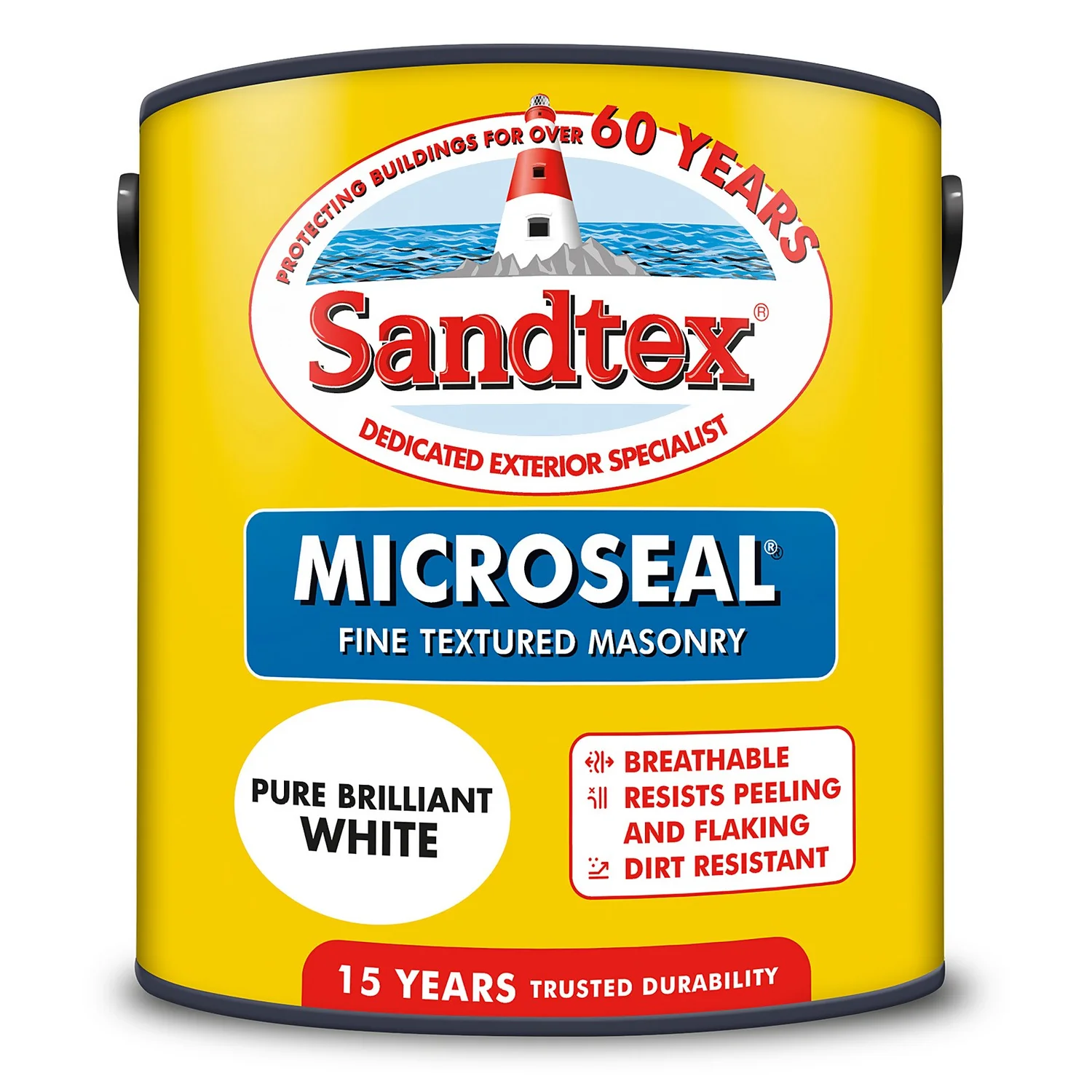Sandtex® Textured Masonry Paint Pure Brilliant White - 2.5L Sandtex® Textured Masonry Paint Pure Brilliant White - 2.5L -Sandtex 12838698 3144872085057509