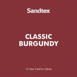Sandtex® Exterior 10 Year Gloss Paint Classic Burgundy - 750ml -Sandtex 12839086 3094872088378119