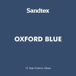 Sandtex® Exterior 10 Year Gloss Paint Oxford Blue - 750ml -Sandtex 12839227 8984872088372209