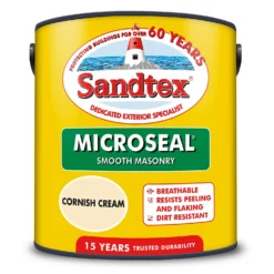 Sandtex® Ultra Smooth Masonry Paint Cornish Cream - 2.5L 9 Sandtex® Ultra Smooth Masonry Paint Cornish Cream - 2.5L -Sandtex 12841413 1084872084481542
