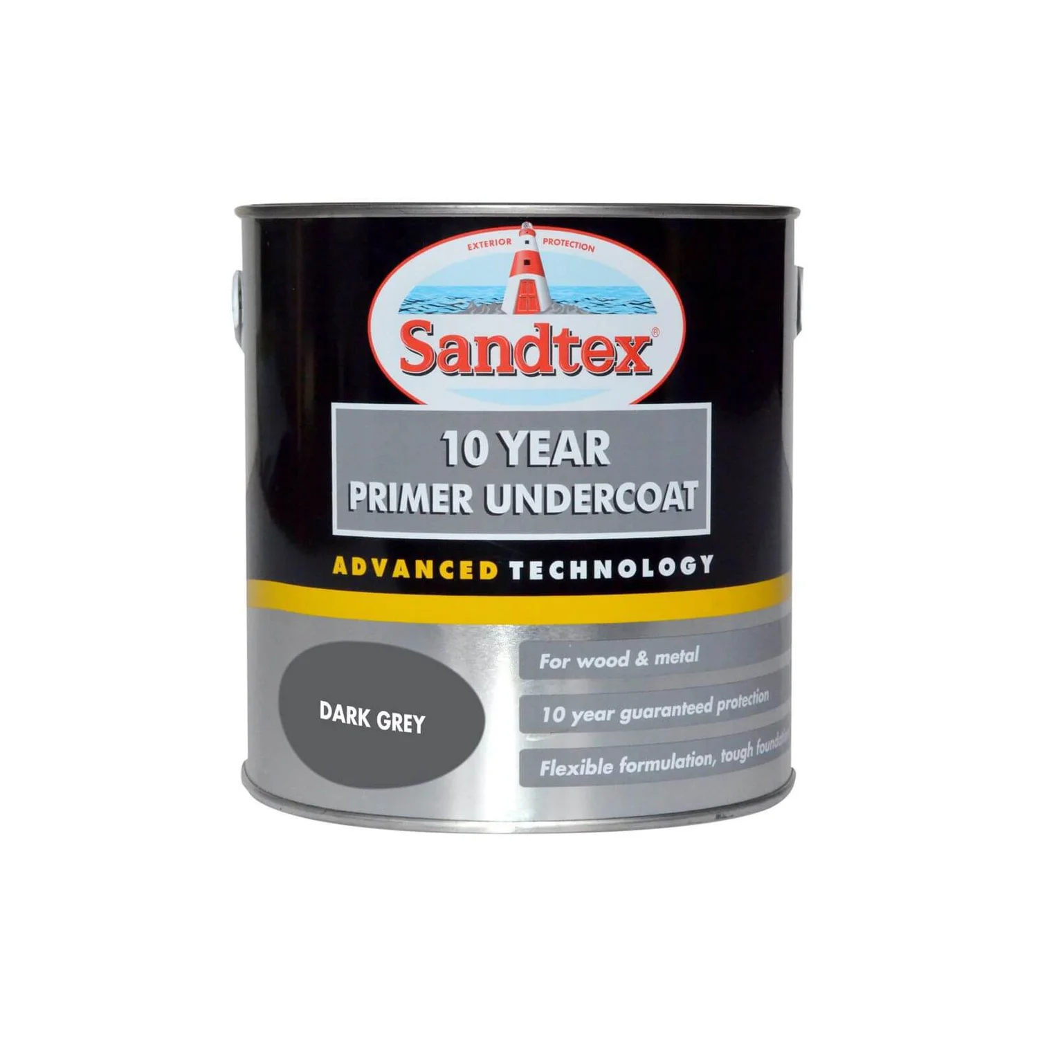Sandtex Exterior 10 Year Primer Undercoat - Dark Grey - 2.5L Sandtex Exterior 10 Year Primer Undercoat - Dark Grey - 2.5L -Sandtex 12845398 1644832987625033