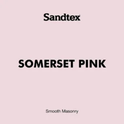 Sandtex Ultra Smooth Masonry Paint Somerset Pink - Tester -Sandtex 12886750 7594855752776601
