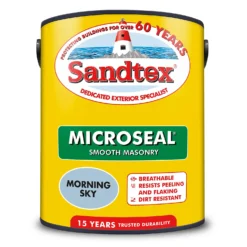 Sandtex® Ultra Smooth Masonry Paint Morning Sky - 5L -Sandtex 12886987 1354855754313051