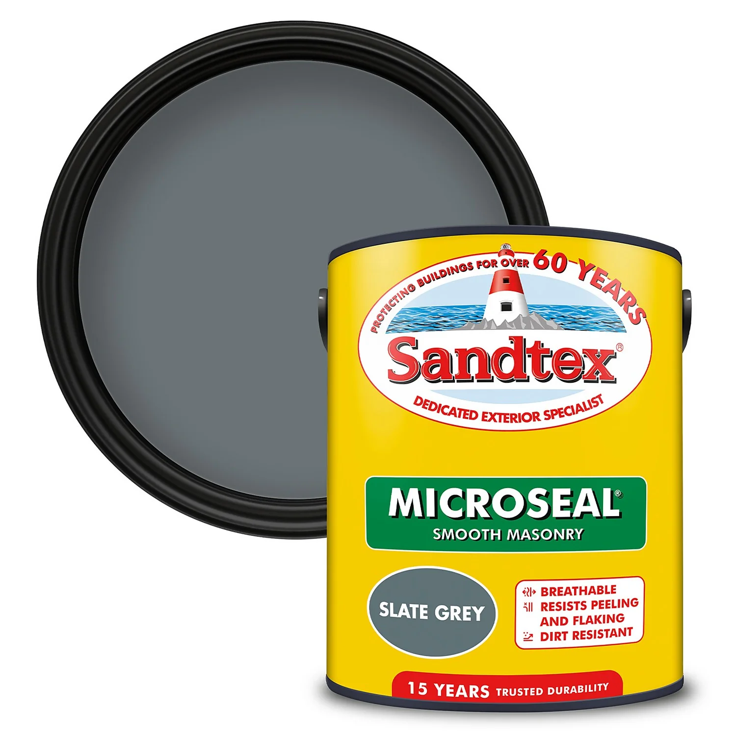 Sandtex® Ultra Smooth Masonry Paint Slate Grey - 5L Sandtex® Ultra Smooth Masonry Paint Slate Grey - 5L -Sandtex 12886989 8384855754548698