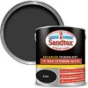 Sandtex 10 Year Exterior Gloss Metal Paint, Wood Paint Black 2.5L -Sandtex Sandtex 10 Year Exterior Gloss Metal Paint Wood Paint Black 2.5L