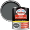 Sandtex 10 Year Exterior Gloss Metal Paint, Wood Paint Smokey Grey 0.75L 1 Sandtex 10 Year Exterior Gloss Metal Paint, Wood Paint Smokey Grey 0.75L -Sandtex Sandtex 10 Year Exterior Gloss Metal Paint Wood Paint Smokey Grey 0.75L