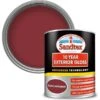Sandtex 10 Year Exterior Gloss Paint Classic Metal Paint Red 0.75L -Sandtex Sandtex 10 Year Exterior Gloss Paint Classic Metal Paint Red 0.75L