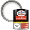 Sandtex 10 Year Exterior Gloss Paint Pure Brilliant Metal Paint White 0.75L -Sandtex Sandtex 10 Year Exterior Gloss Paint Pure Brilliant Metal Paint White 0.75L