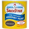 Sandtex Fine Textured Masonry Concrete Paint Bitter Chocolate 5L -Sandtex Sandtex Fine Textured Masonry Concrete Paint Bitter Chocolate 5L