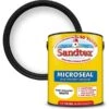 Sandtex Microseal Fine Textured Masonry Concrete Paint Brilliant White 5L -Sandtex Sandtex Microseal Fine Textured Masonry Concrete Paint Brilliant White 5L