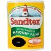 Sandtex Ultra Smooth Masonry Concrete Paint Black 5L -Sandtex Sandtex Ultra Smooth Masonry Concrete Paint Black 5L