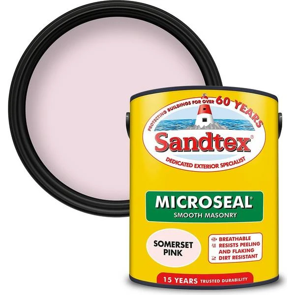 Sandtex Ultra Smooth Masonry Somerset Pink Sandtex Ultra Smooth Masonry Somerset Pink -Sandtex Sandtex Ultra Smooth Masonry Somerset Pink