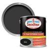 Sandtex 10 Year Black High Gloss Exterior Metal & Wood Paint, 2.5L -Sandtex sandtex 10 year black high gloss exterior metal wood paint 2 5l5010131460456 02c bq