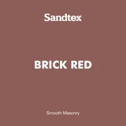 Sandtex Brick Red Masonry Paint, 5L -Sandtex sandtex brick red masonry paint 5l5010131460814 01t bq