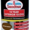 Sandtex Brown Gloss Exterior Metal & Wood Paint, 750ml 1 Sandtex Brown Gloss Exterior Metal & Wood Paint, 750ml -Sandtex sandtex brown gloss exterior metal wood paint 750ml5010131460395 08c bq