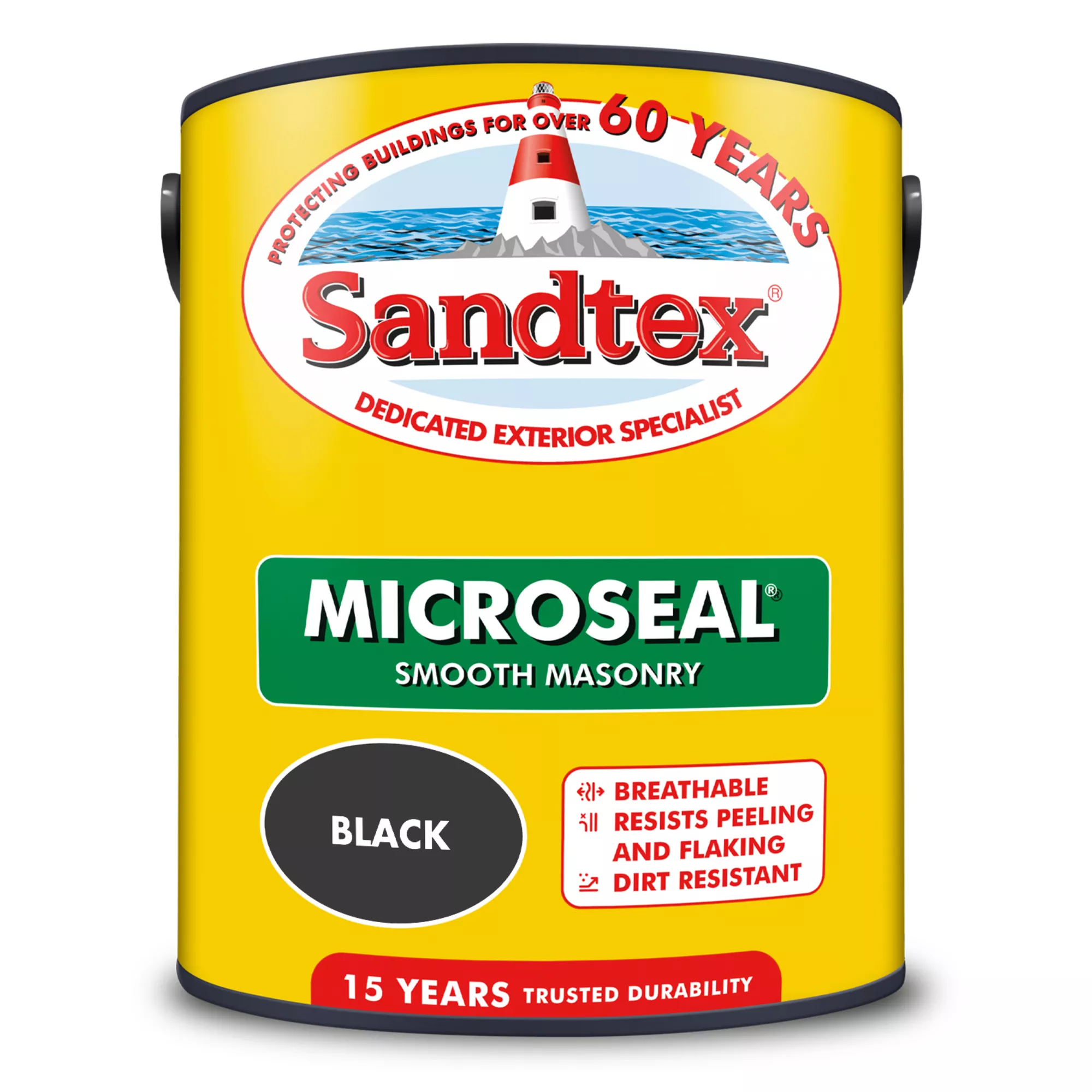 Sandtex Ultra smooth Black Masonry paint, 5L Sandtex Ultra Smooth Black Masonry Paint, 5L -Sandtex sandtex ultra smooth black masonry paint 5l5010131461231 02c bq