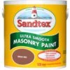 Sandtex Ultra Smooth Brick Red Smooth Masonry Paint, 2.5L -Sandtex sandtex ultra smooth brick red smooth masonry paint 2 5l5010131502590 08c bq